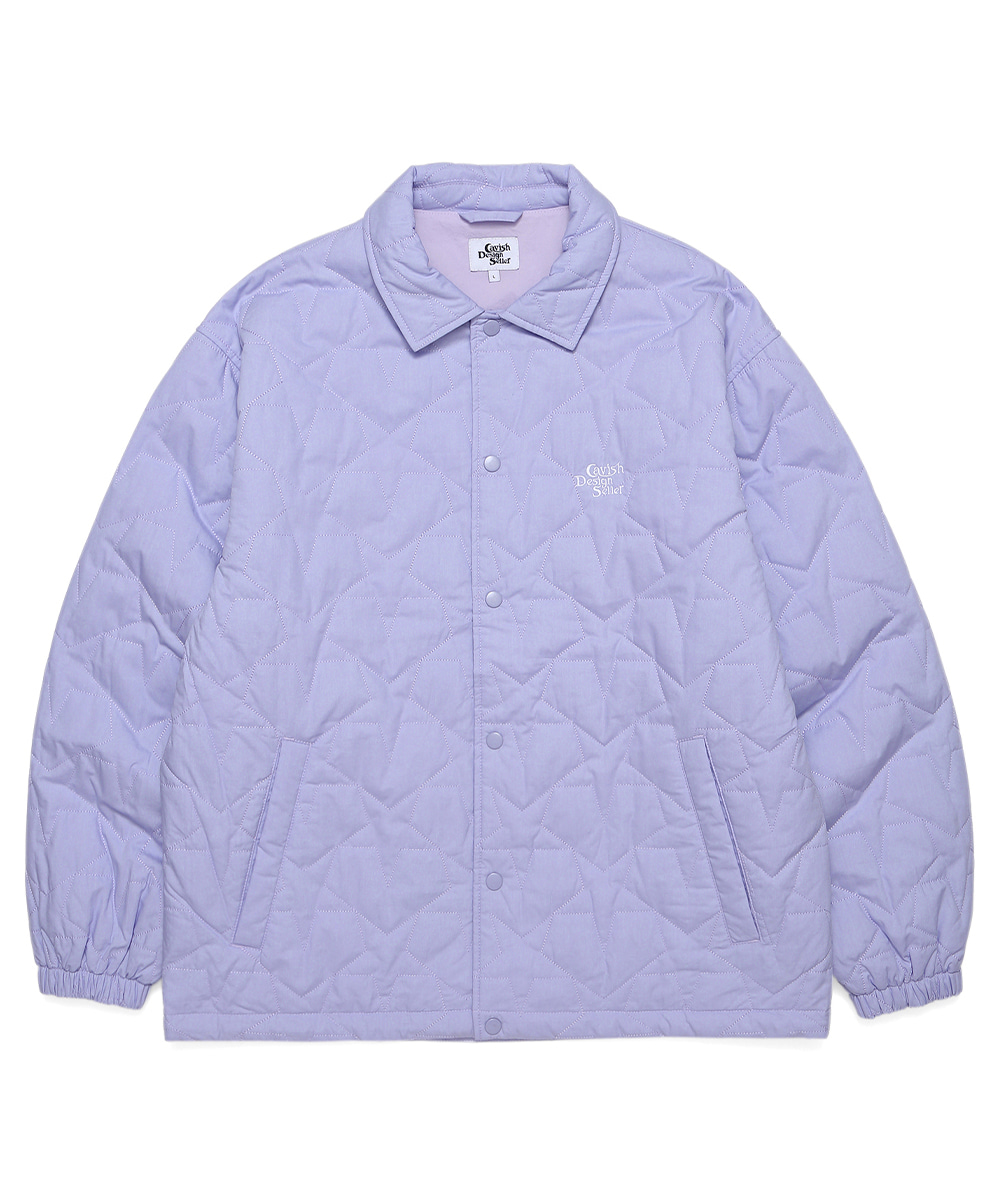 INSULATION STAR QUILTED JACKET [PURPLE]