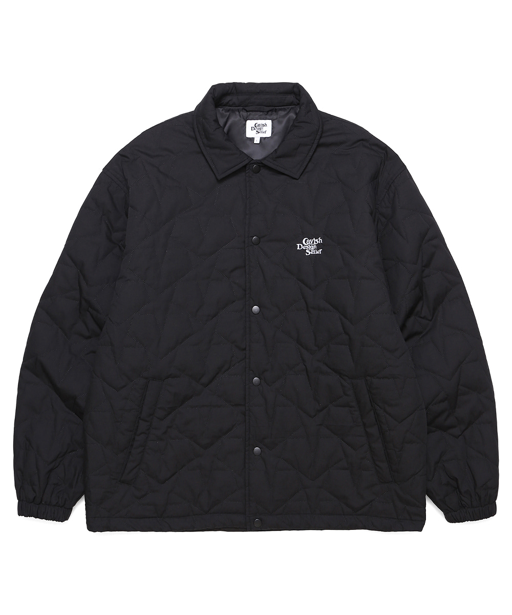 INSULATION STAR QUILTED JACKET [BLACK]