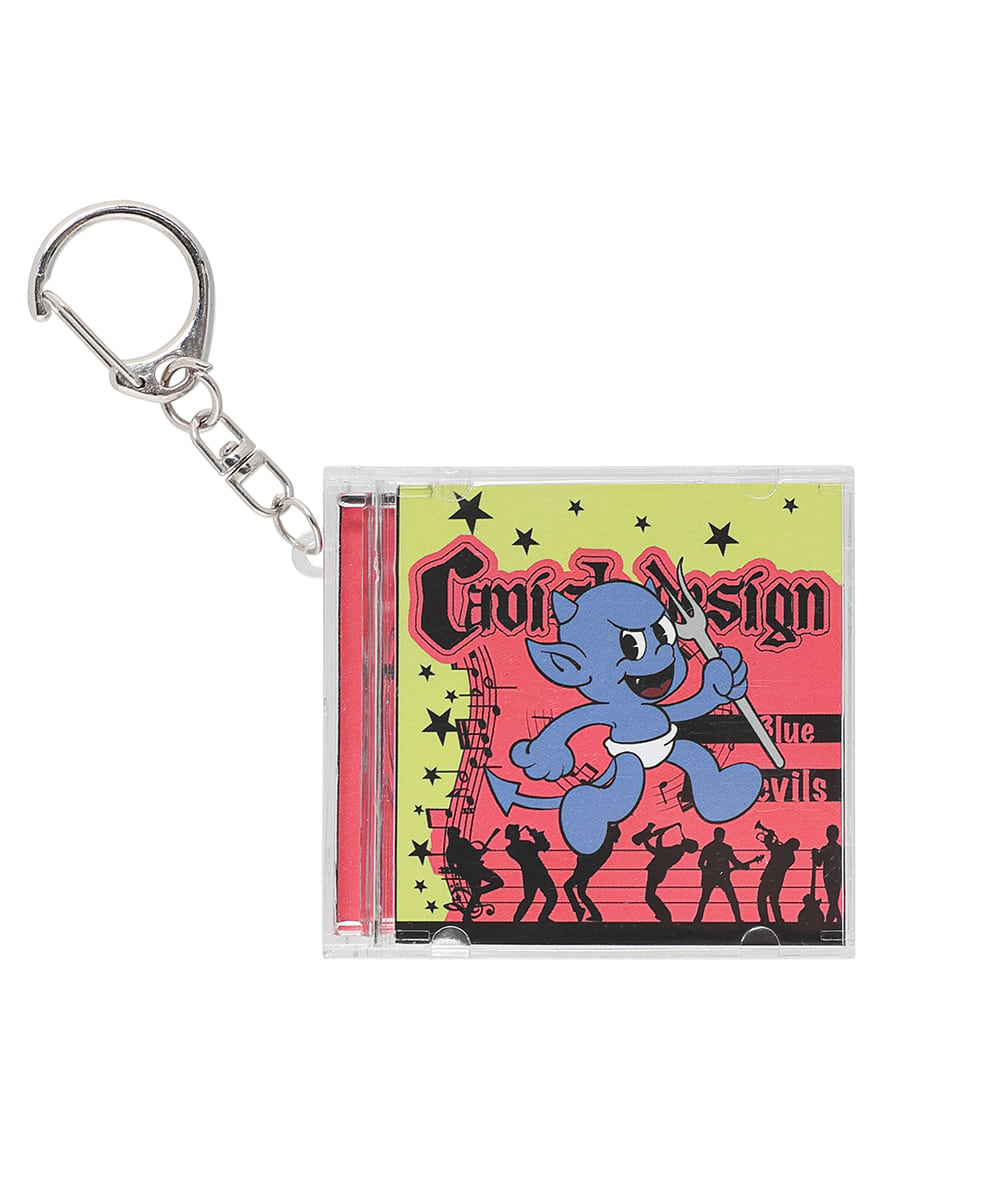 COMPACT DISK KEYRING[RED]